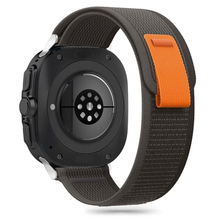 Tech-Protect Nylon Samsung Galaxy Watch Ultra (47 mm) Black/Orange