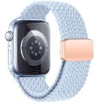 Tech-Protect Nylonmag Apple Watch 4 / 5 / 6 / 7 / 8 / 9 / Se (38 / 40 / 41 mm) Baby Blue