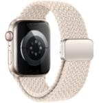 Tech-Protect Nylonmag Apple Watch 4 / 5 / 6 / 7 / 8 / 9 / Se (38 / 40 / 41 mm) Natural Titanium