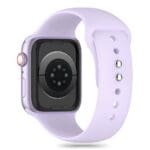 Tech-Protect Silicone Apple Watch 4 / 5 / 6 / 7 / 8 / 9 / Se (38 / 40 / 41 mm) Elegant Purple