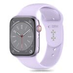 Tech-Protect Silicone Apple Watch 4 / 5 / 6 / 7 / 8 / 9 / Se (38 / 40 / 41 mm) Elegant Purple