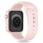 Tech-Protect Silicone Apple Watch 4 / 5 / 6 / 7 / 8 / 9 / Se (38 / 40 / 41 mm) Light Pink