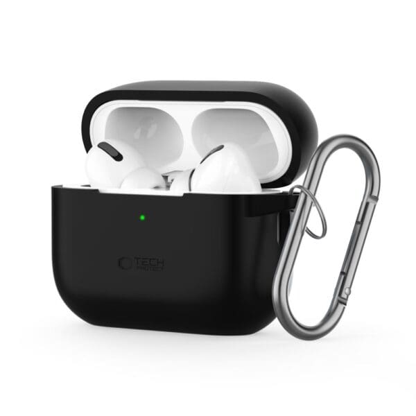 Tech-Protect Silicone Hook Black Kryt Airpods Pro/Pro 2