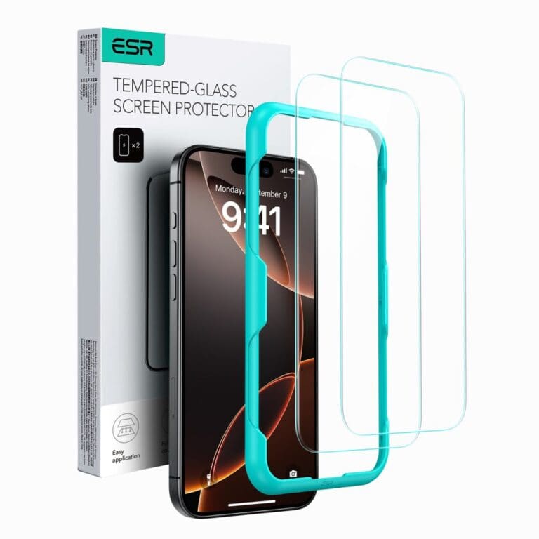 ESR Tempered Glass 2-Pack Clear iPhone 16