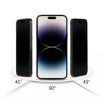 Hofi Anti Spy Glass Pro+ 2-Pack Privacy iPhone 16 Pro