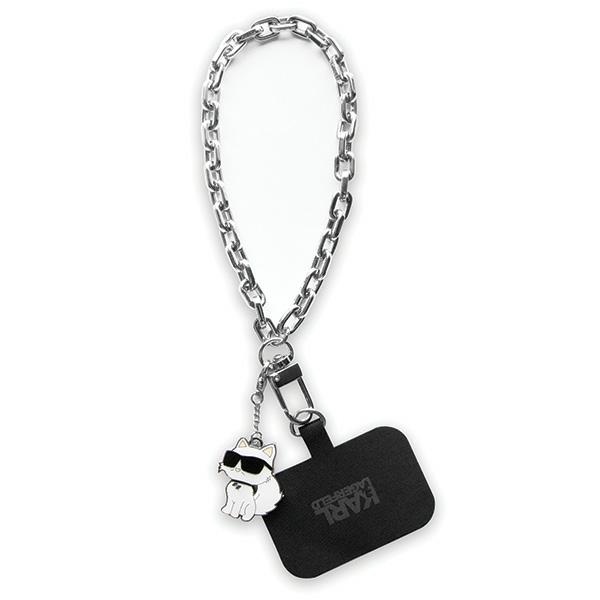 Karl Lagerfeld KLUCHCSKPK Universal Hand Strap Silver