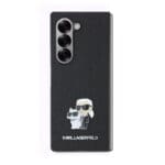 Karl Lagerfeld PU Saffiano Karl and Choupette Black Kryt Samsung Galaxy Z Fold 6