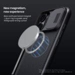 Nillkin CamShield PRO Magnetic Apple Black Kryt iPhone 16