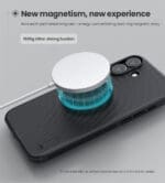 Nillkin Super Frosted PRO Magnetic Apple Black Kryt iPhone 16