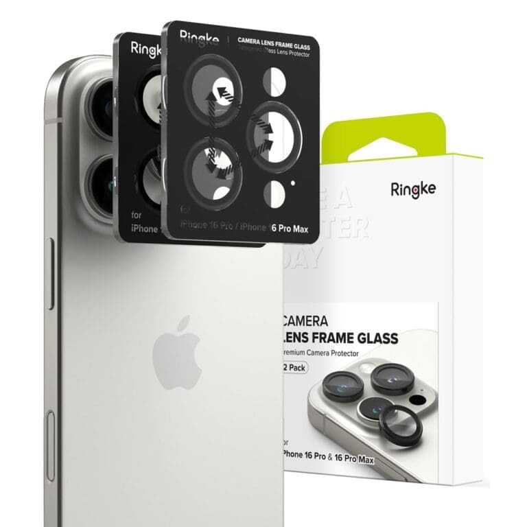 Ringke Camera Frame Protector 2-Pack Max Black iPhone 16 Pro Max/16 Pro