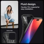 Spigen Core Armor Matte Black Kryt iPhone 16 Pro