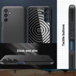 Spigen Essential Sandblast Matte Black Kryt Samsung Galaxy M35