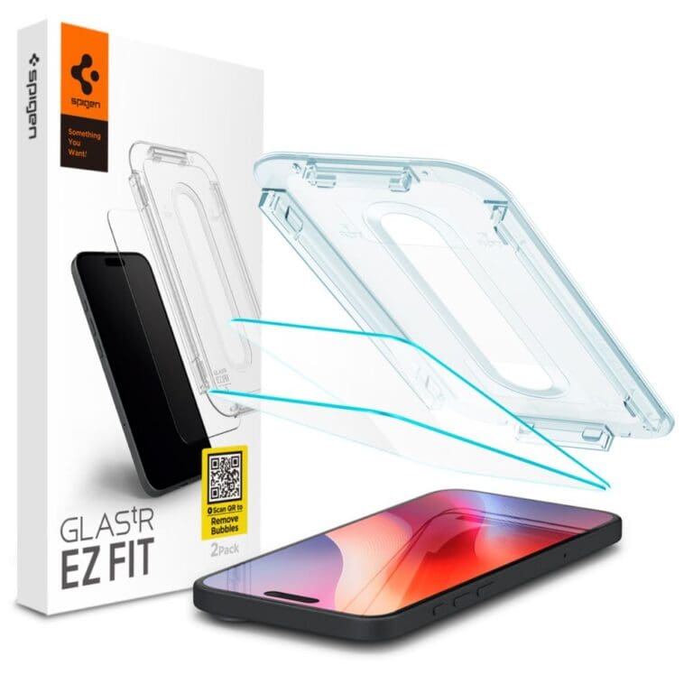 Spigen Glas.Tr ”Ez Fit” 2-Pack Clear iPhone 16 Pro