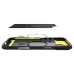 Spigen Rugged Armor Mag MagSafe Matte Black Kryt iPhone 16 Plus