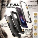 Supcase Ub Pro Mag MagSafe Black Kryt iPhone 16 Pro