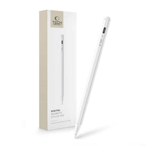 Tech-Protect Digital Magnetic Stylus Pen iPad White