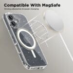 Tech-Protect Flexair Hybrid MagSafe Glitter Kryt iPhone 16