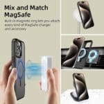 Tech-Protect Magedge MagSafe Matte Black/Gunmetal Kryt iPhone 16 Pro Max