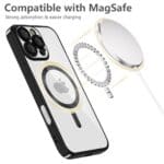 Tech-Protect Magflex MagSafe Shiny Black Kryt iPhone 16 Pro