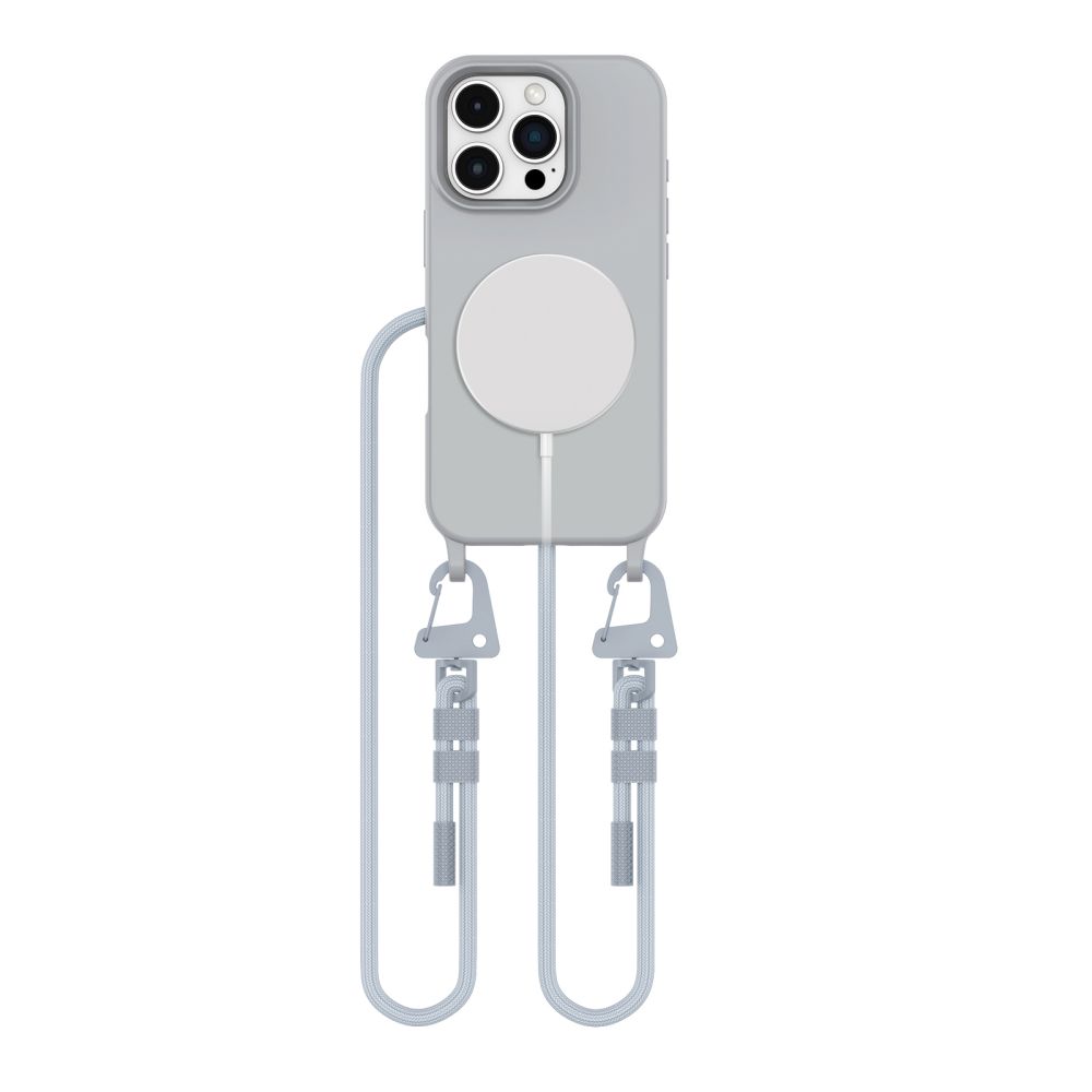 Tech-Protect Magnecklace MagSafe Crayon Grey Kryt iPhone 16 Pro Max