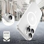 Tech-Protect Magslim MagSafe Matte/White Kryt iPhone 16 Pro Max