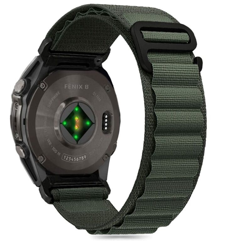 Tech-Protect Nylon Pro Garmin Fenix 5X / 5X Plus / 6X / 6X Pro / 7X / 8 (51 mm) Olive Green