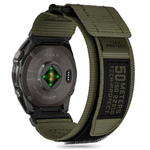 Tech-Protect Scout Pro Garmin Fenix 5X / 5X Plus / 6X / 6X Pro / 7X / 8 (51 mm) Military Green