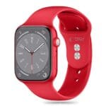 Tech-Protect Silicone Apple Watch 6 / 7 / 8 / 9 / 10 / Se / Ultra 1 / 2 (44 / 45 / 46 / 49 mm) Red