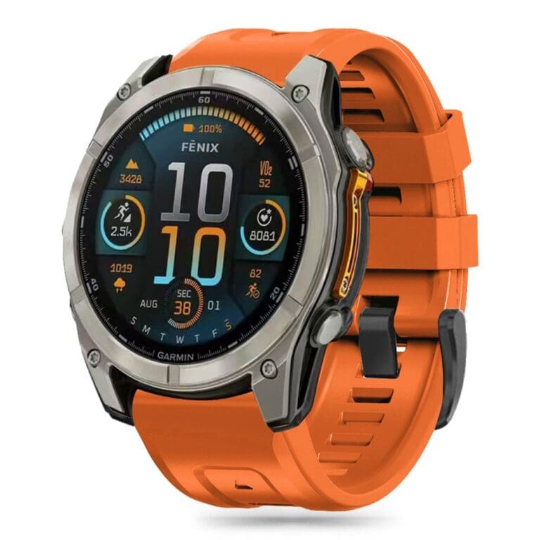 Tech-Protect Silicone Garmin Fenix 5 / 6 / 6 Pro / 7 / 8 (47 mm) / E Orange