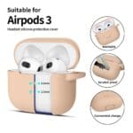 Tech-Protect Silicone Hook Caffe Latte Kryt AirPods 3