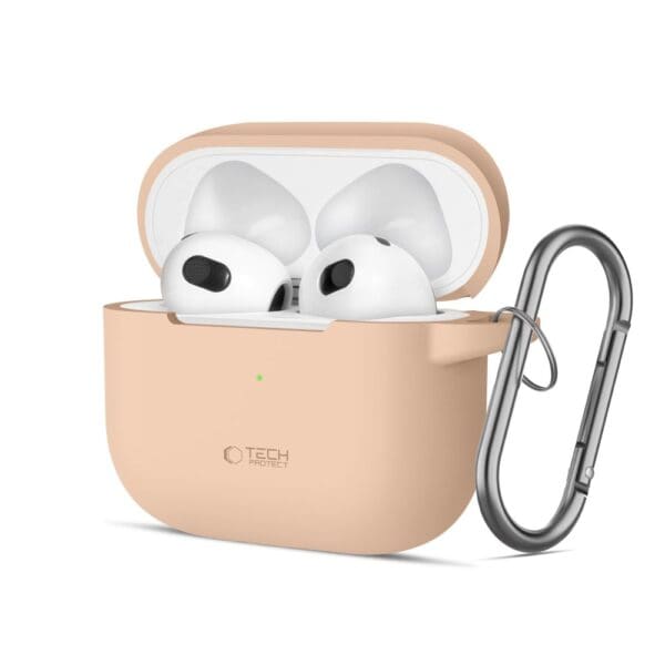 Tech-Protect Silicone Hook Caffe Latte Kryt AirPods 3