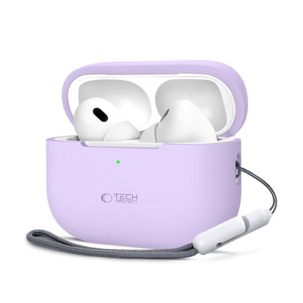 Tech-Protect Silicone Lavender Kryt AirPods Pro 1/2