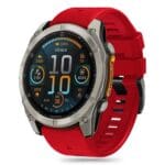 Tech-Protect Silicone Line Garmin Fenix 5 / 6 / 6 Pro / 7 / 8 (47 mm) / E Red