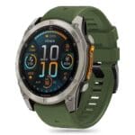 Tech-Protect Silicone Line Garmin Fenix 5X / 5X Plus / 6X / 6X Pro / 7X / 8 (51 mm) Military Green