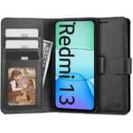 Tech-Protect Wallet Black Kryt Xiaomi Redmi 13