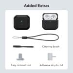 ESR Orbit Halolock MagSafe Black Kryt AirPods 4