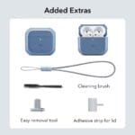 ESR Orbit Halolock MagSafe Blue Kryt AirPods 4