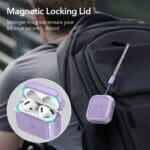 ESR Orbit Halolock MagSafe Purple Kryt AirPods 4