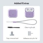 ESR Orbit Halolock MagSafe Purple Kryt AirPods 4