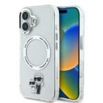 Karl Lagerfeld IML Karl and Choupette MagSafe Transparent Kryt iPhone 16 Plus