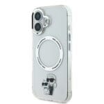 Karl Lagerfeld IML Karl and Choupette MagSafe Transparent Kryt iPhone 16 Plus