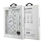 Karl Lagerfeld IML Monogram Crossbody K&CH Heads MagSafe Transparent Kryt iPhone 16 Pro