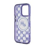 Karl Lagerfeld IML Monogram K&CH Heads MagSafe Purple Kryt iPhone 16 Pro