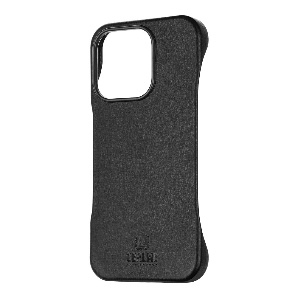 OBAL:ME LeatherTanga Apple Black Kryt iPhone 15 Pro