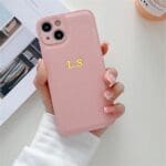 BHcase Camera Leather Monogram Pink Kryt iPhone 13 Pro