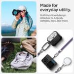 Spigen Universal Strap Set Crossbody & Wrist Deep Purple