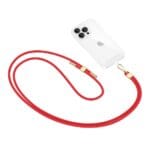 Tech-Protect C2S Rope Crossbody Strap Red/Gold