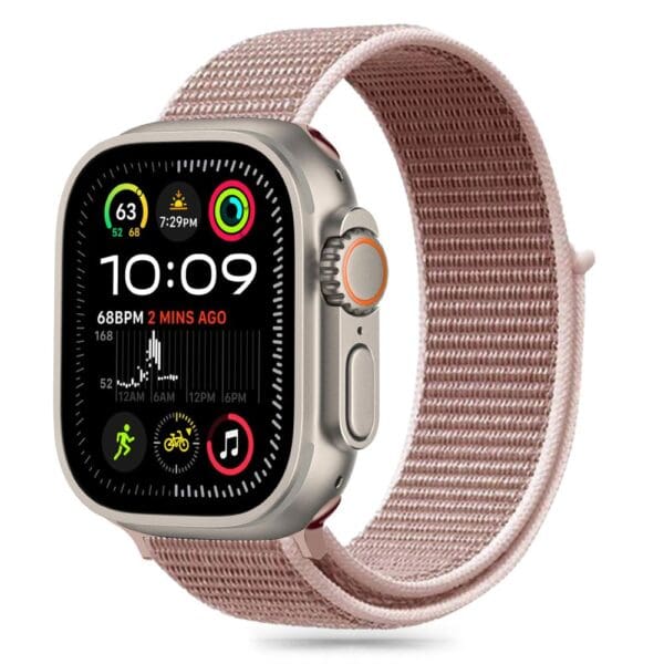 Tech-Protect Nylon Apple Watch 6 / 7 / 8 / 9 / 10 / Se (40 / 41 / 42 mm) Dusty Rose