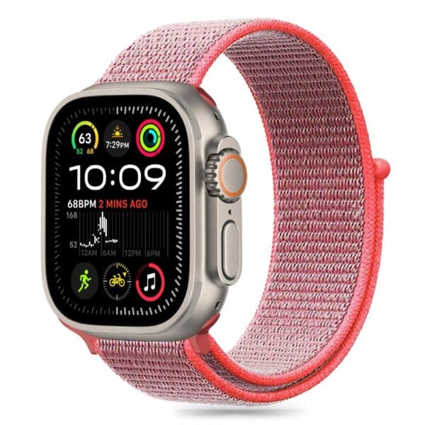 Tech-Protect Nylon Apple Watch 6 / 7 / 8 / 9 / 10 / Se (40 / 41 / 42 mm) Hot Pink