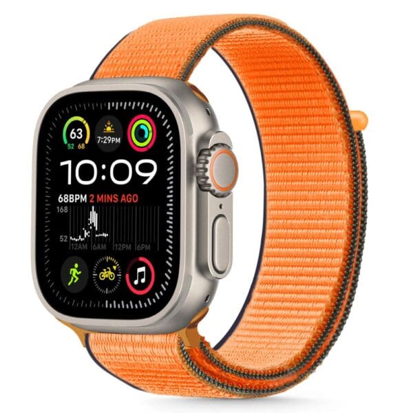 Tech-Protect Nylon Apple Watch 6 / 7 / 8 / 9 / 10 / Se (40 / 41 / 42 mm) Kumquat